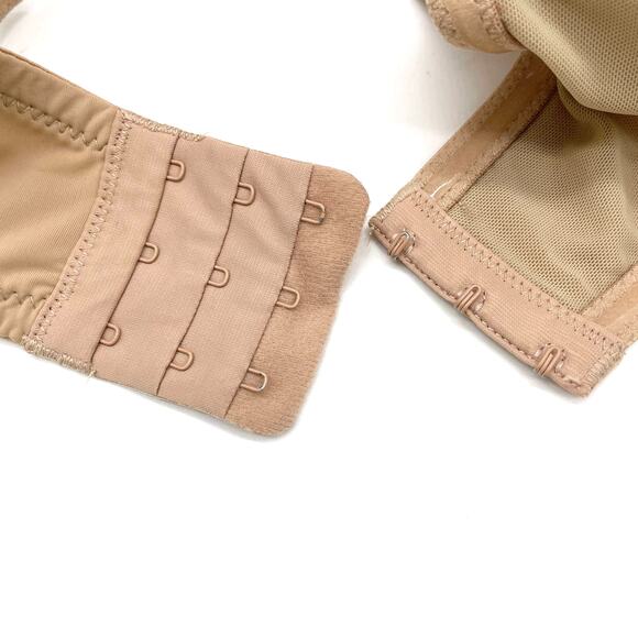 Affinitas Intimates Womens 34DD Push‎ Up Bra Molded Convertible Beige Underwire - Picture 4 of 10